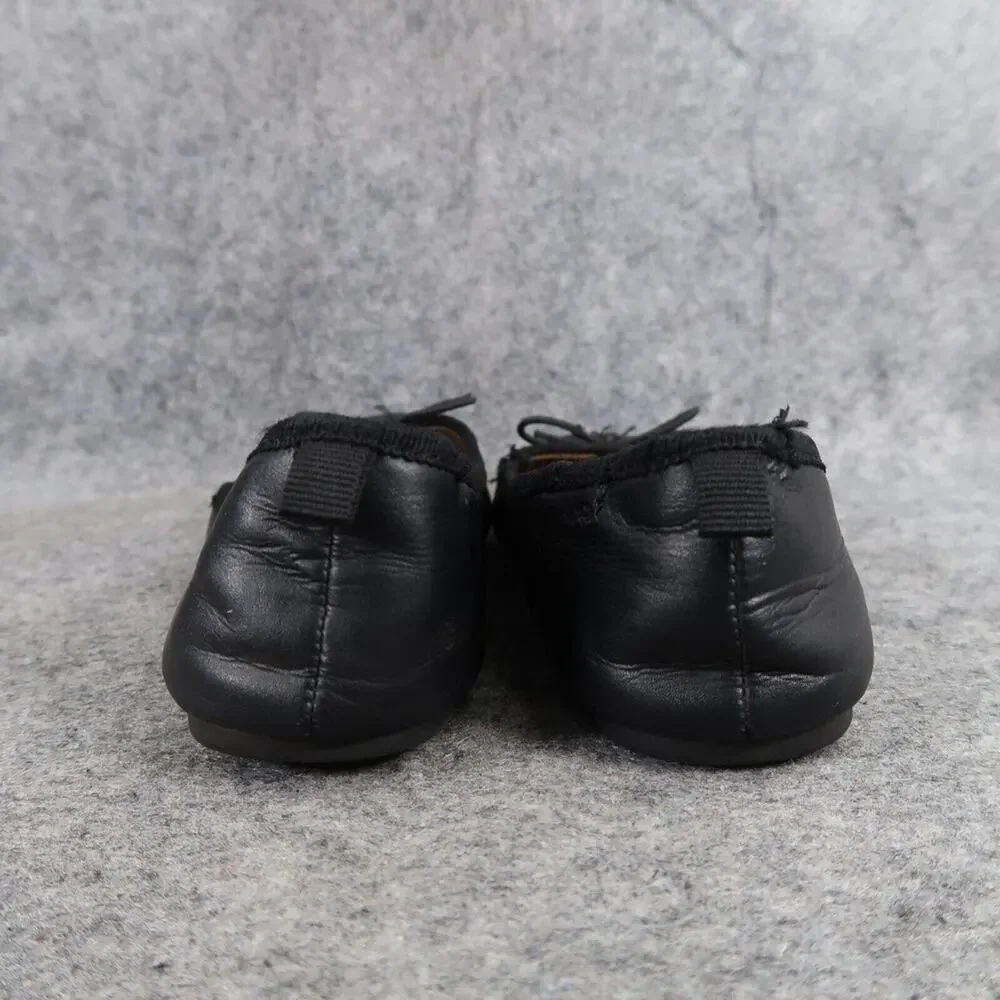 Cat & Jack Shoes Girls 1 Ballet Flats Slip On Bow Black Casual Classic Kids